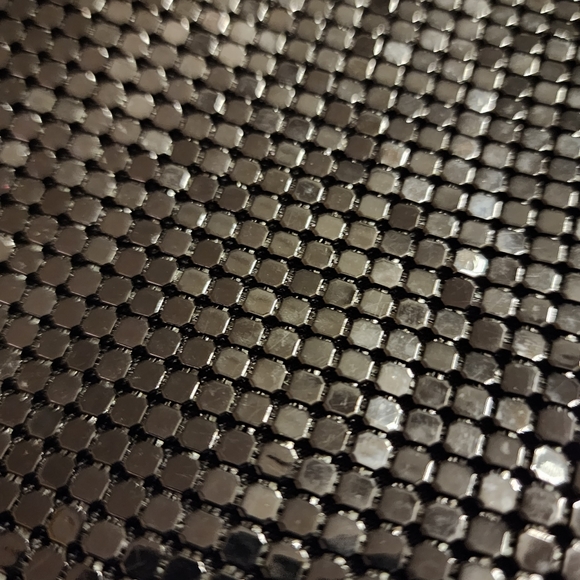 AE Black Metal Mesh Cross Body Bag - Picture 9 of 10